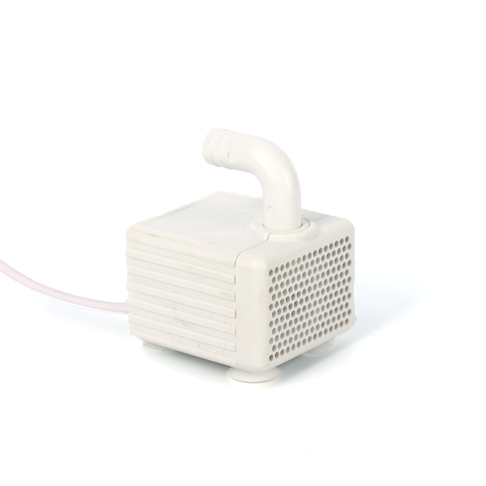 Bomba de agua sin escobillas CC con ahorro de energía para humidificador, fuente para beber para mascotas, hidroponía, desinfección LED UV
