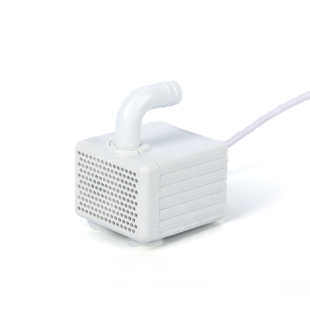 Bomba de agua sin escobillas CC con ahorro de energía para humidificador, fuente para beber para mascotas, hidroponía, desinfección LED UV